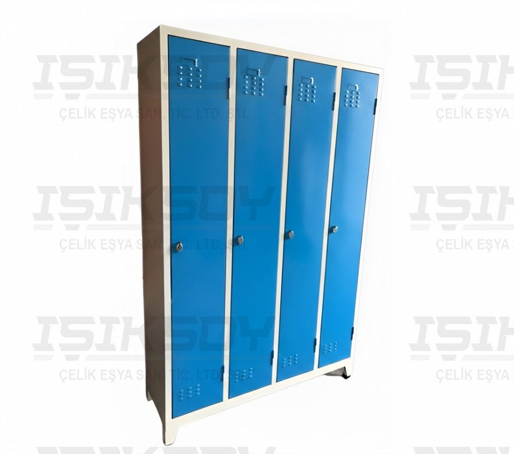 Yan Yana 4'lü Soyunma Dolabı