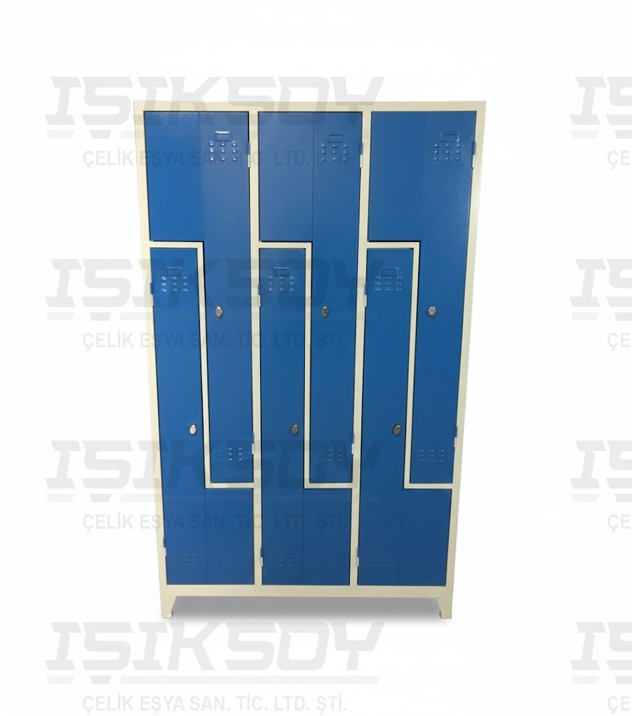 Z Kapılı 6'lı Soyunma Dolabı