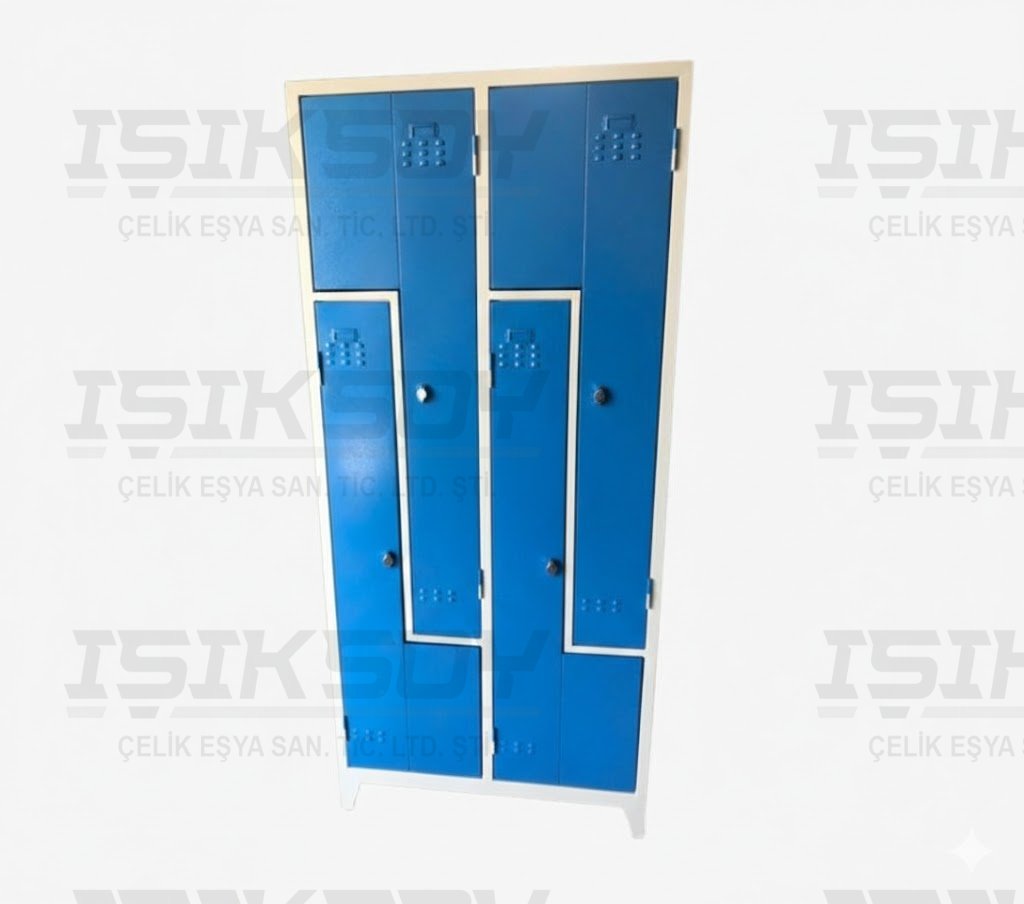 Z kapılı 4 lü Soyunma Dolabı