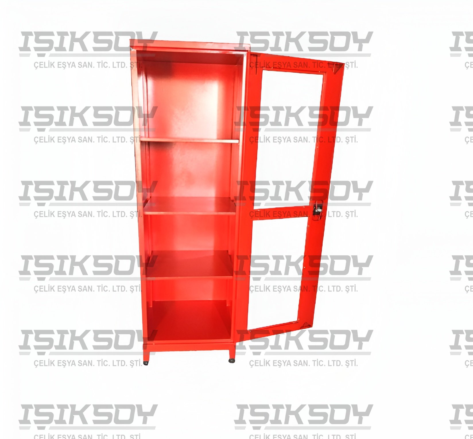 Tek Kapaklı Pleksili Dosya Dolabı